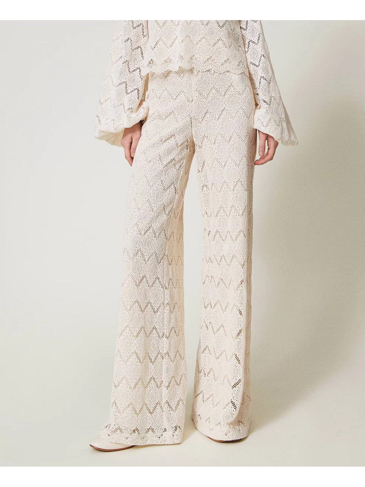 TWINSET Pantalone Donna 251TP2409 12140 Beige gioboutiqueweb