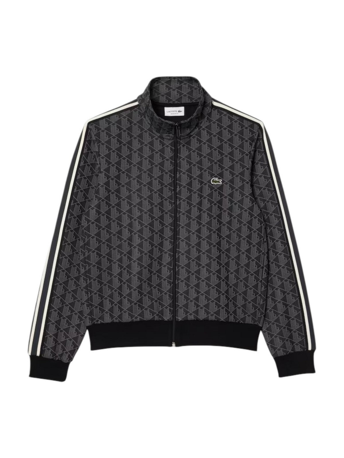 LACOSTE Felpa Uomo SH1368 4PC NERO/GRIGIO SCURO gioboutiqueweb