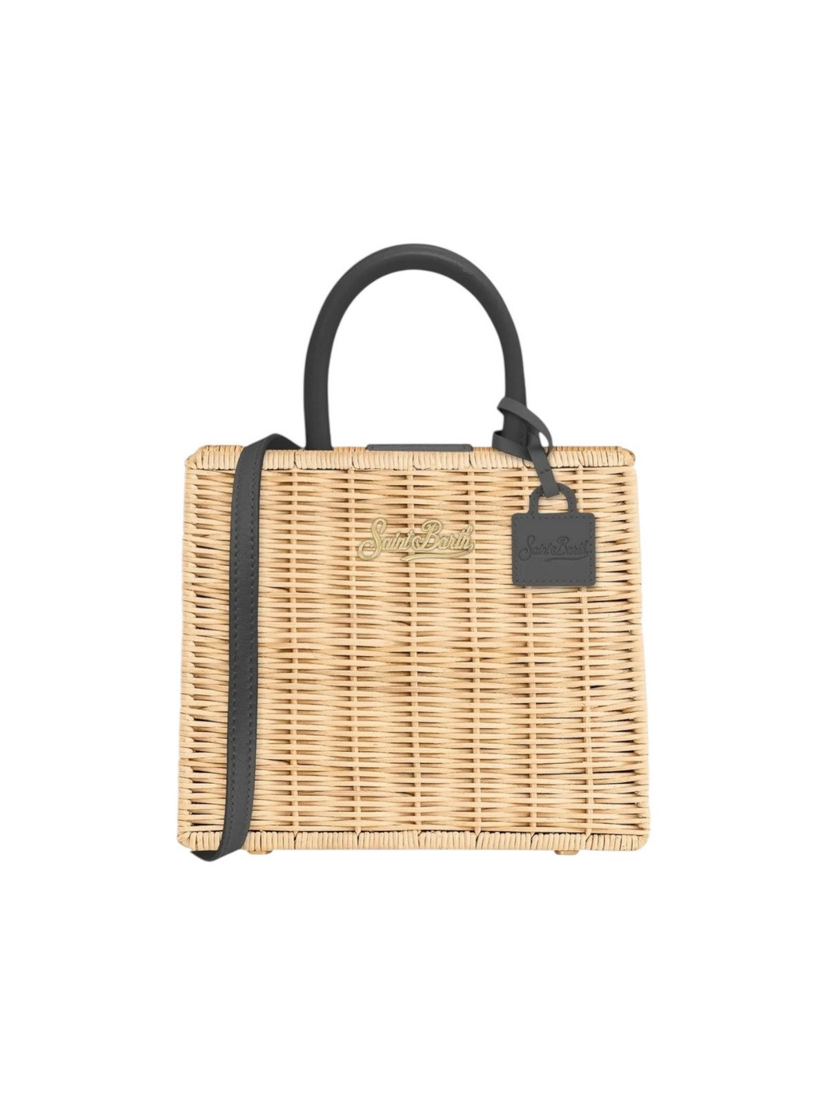 MC2 SAINT BARTH Borsa Donna SHOP BAG MINI 01736L STRAW LEATHER 1100