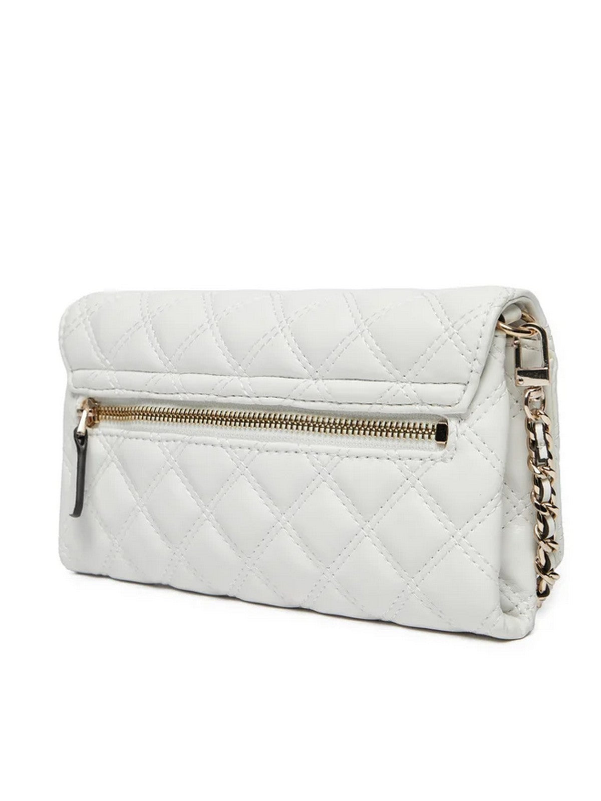 GUESS Borsa Donna GIULLY XBODY FLAP ORGANIZER HWQG87 48750 WHI Bianco gioboutiqueweb
