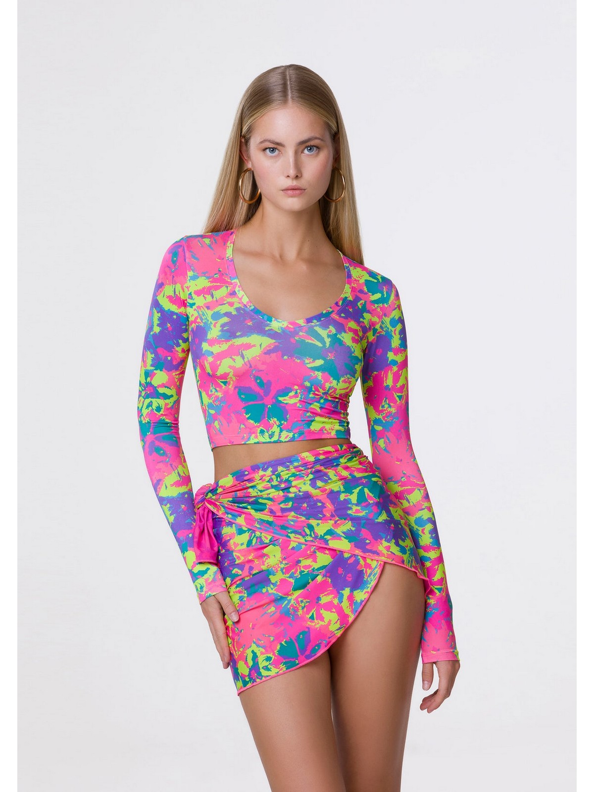 ME FUI Copricostume Donna MF24-0038X1 Multicolore gioboutiqueweb