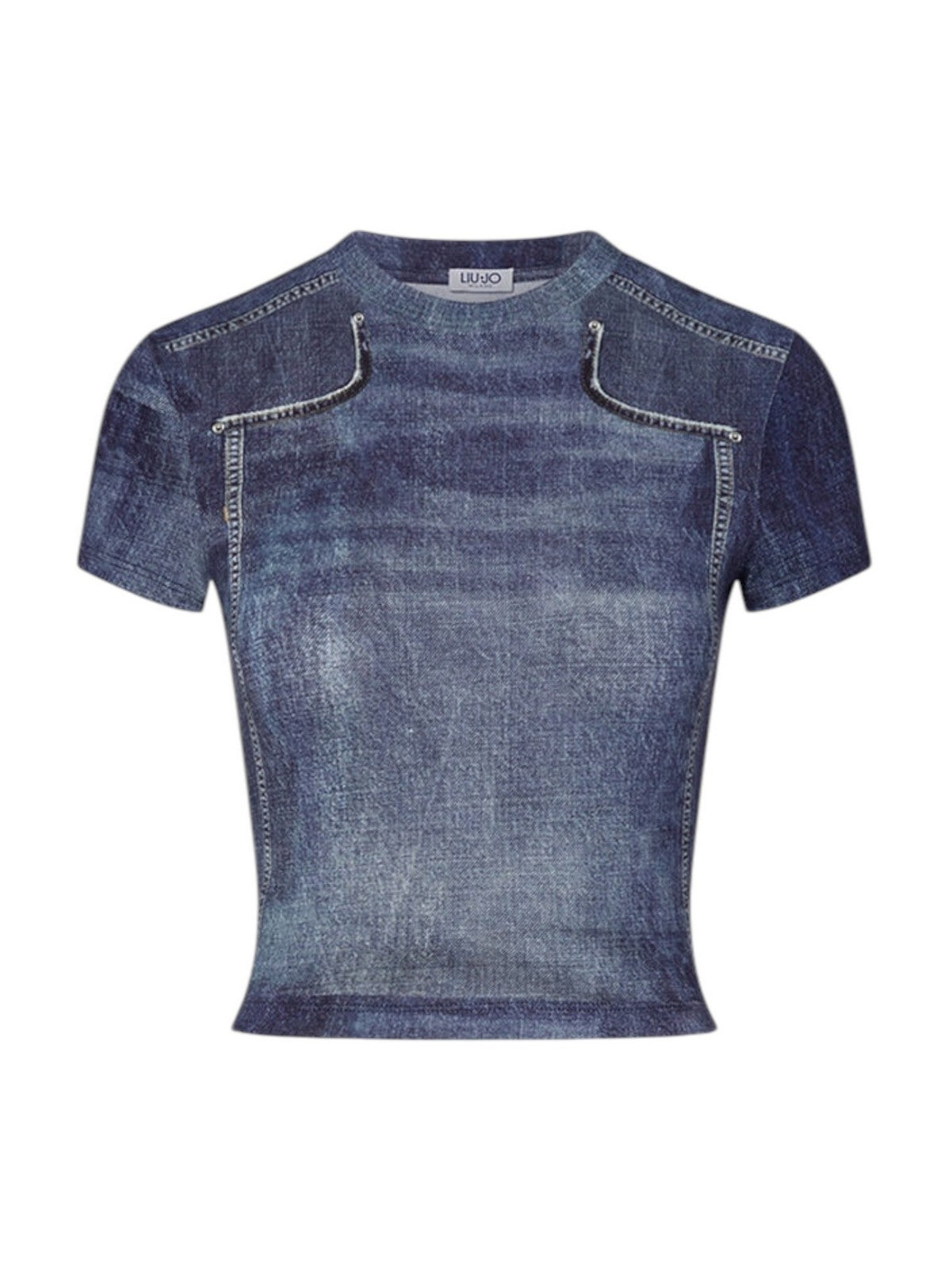 LIU JO feat. ELODIE T-shirt Donna UA6502J1624 L9680 Special denim
