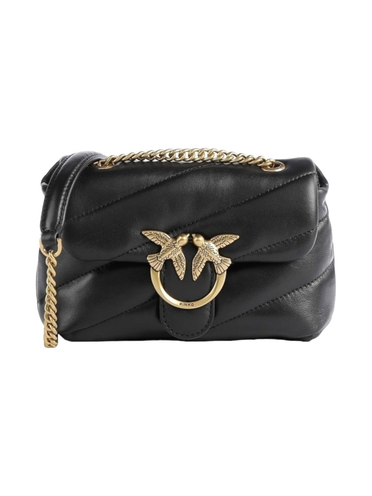 PINKO Borsa Donna Love baby puff 100040-A0F2 Z99Q BLACK gioboutiqueweb