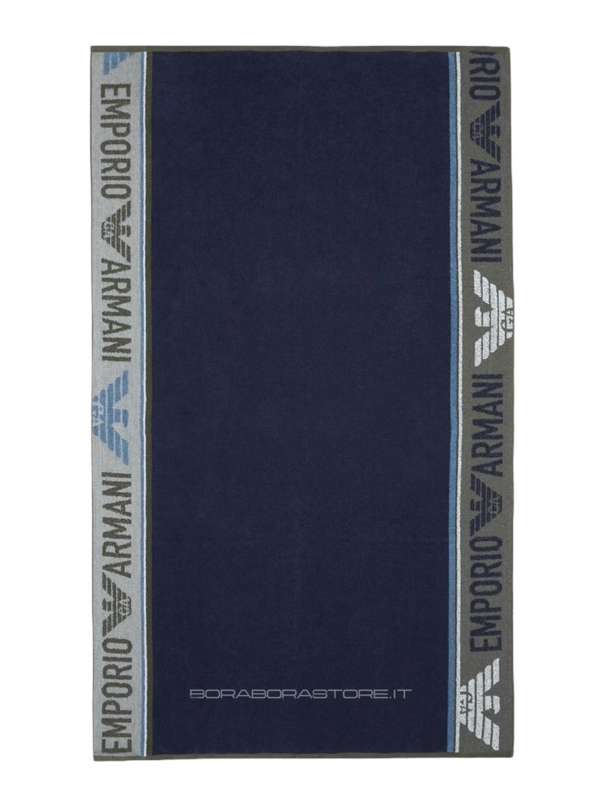 EMPORIO ARMANI Telo mare Uomo 231764 4R447 06935 Blu gioboutiqueweb