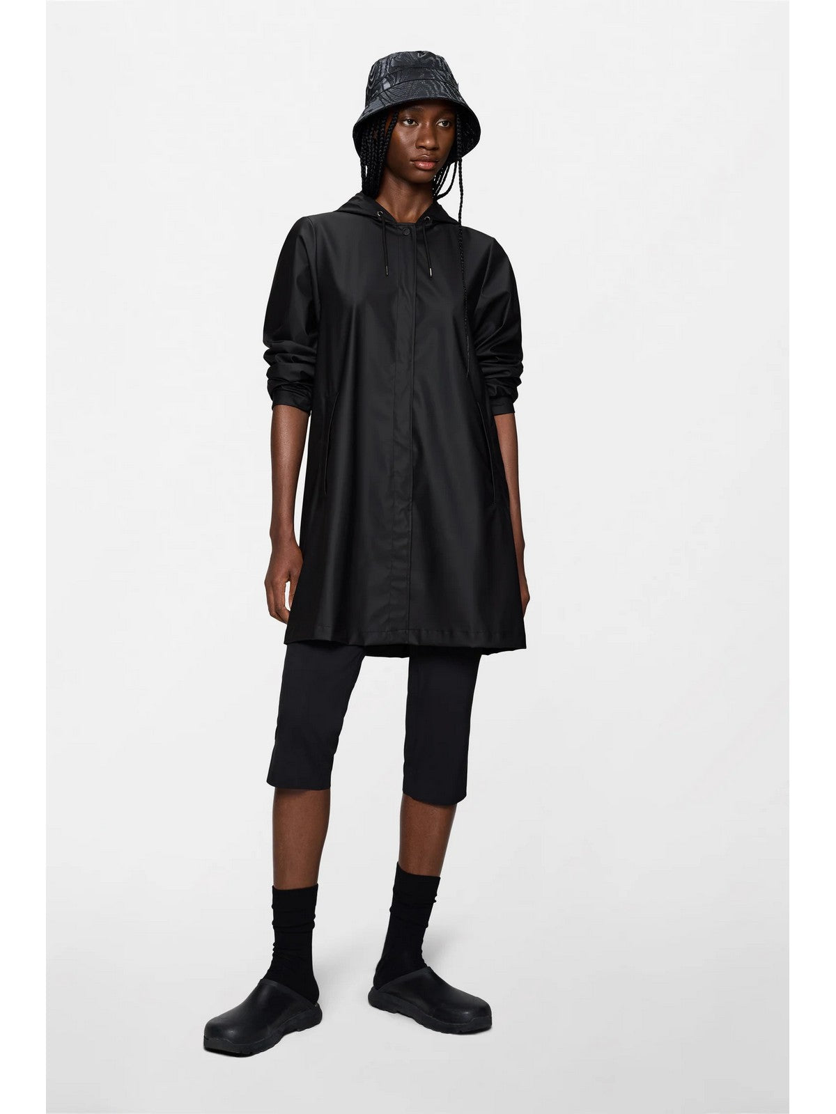 RAINS Giubbino Unisex adulto 18050 01 BLACK BLACK gioboutiqueweb