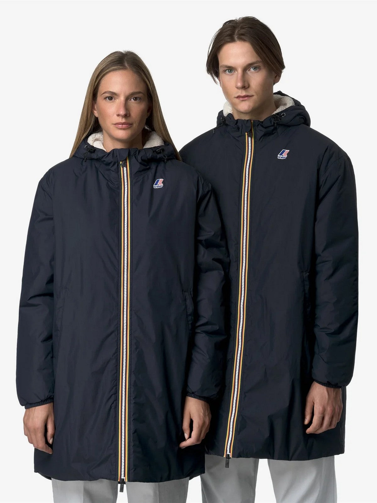 K-WAY Giubbino Uomo LE VRAI 4.0 EIFFEL EAST ORSETT K21516W K89 BLUE DEPTH