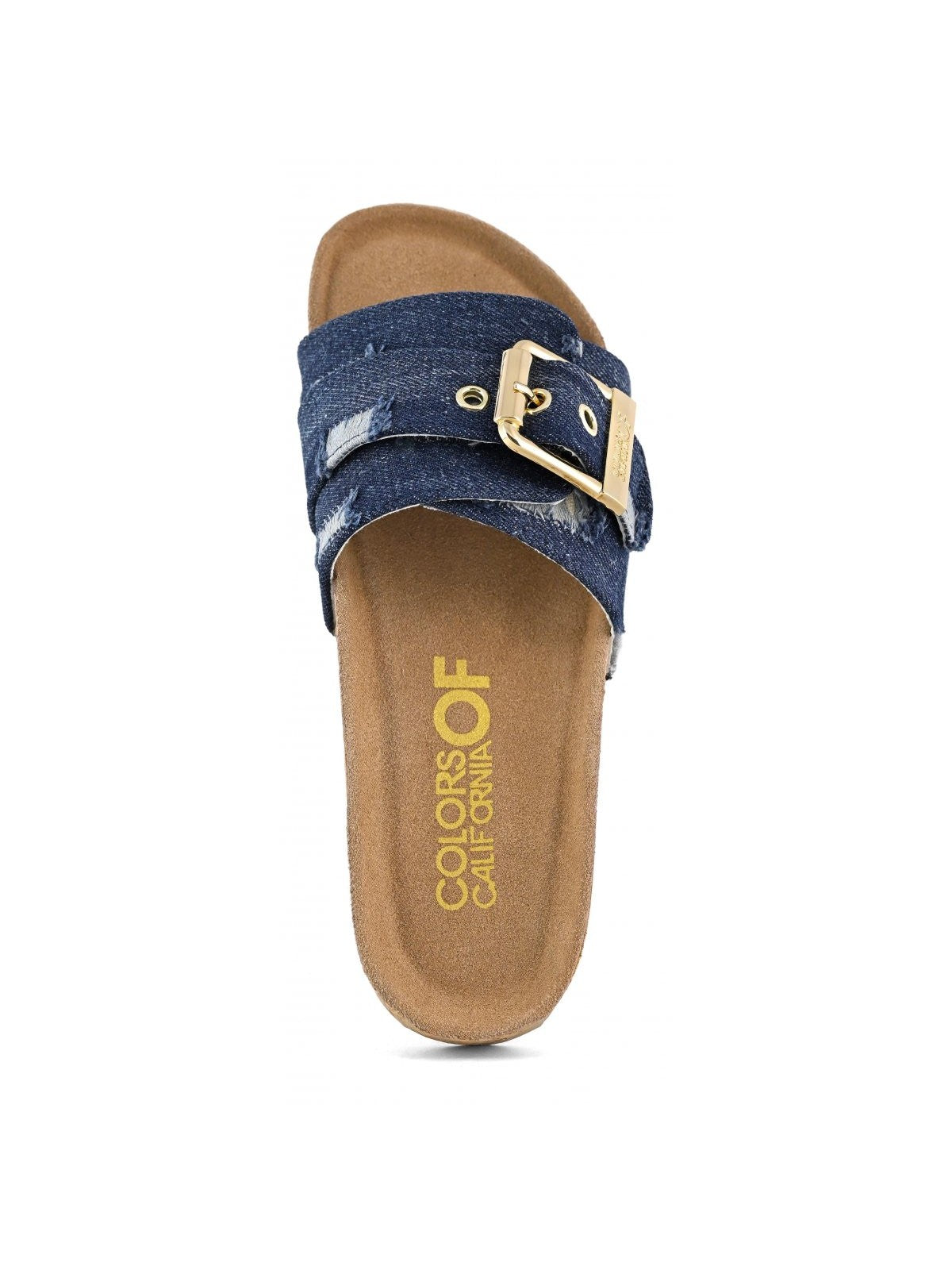 COLORS OF CALIFORNIA Sandalo Donna monoband sandal cork&denim HC.BIO503 DEN DEN