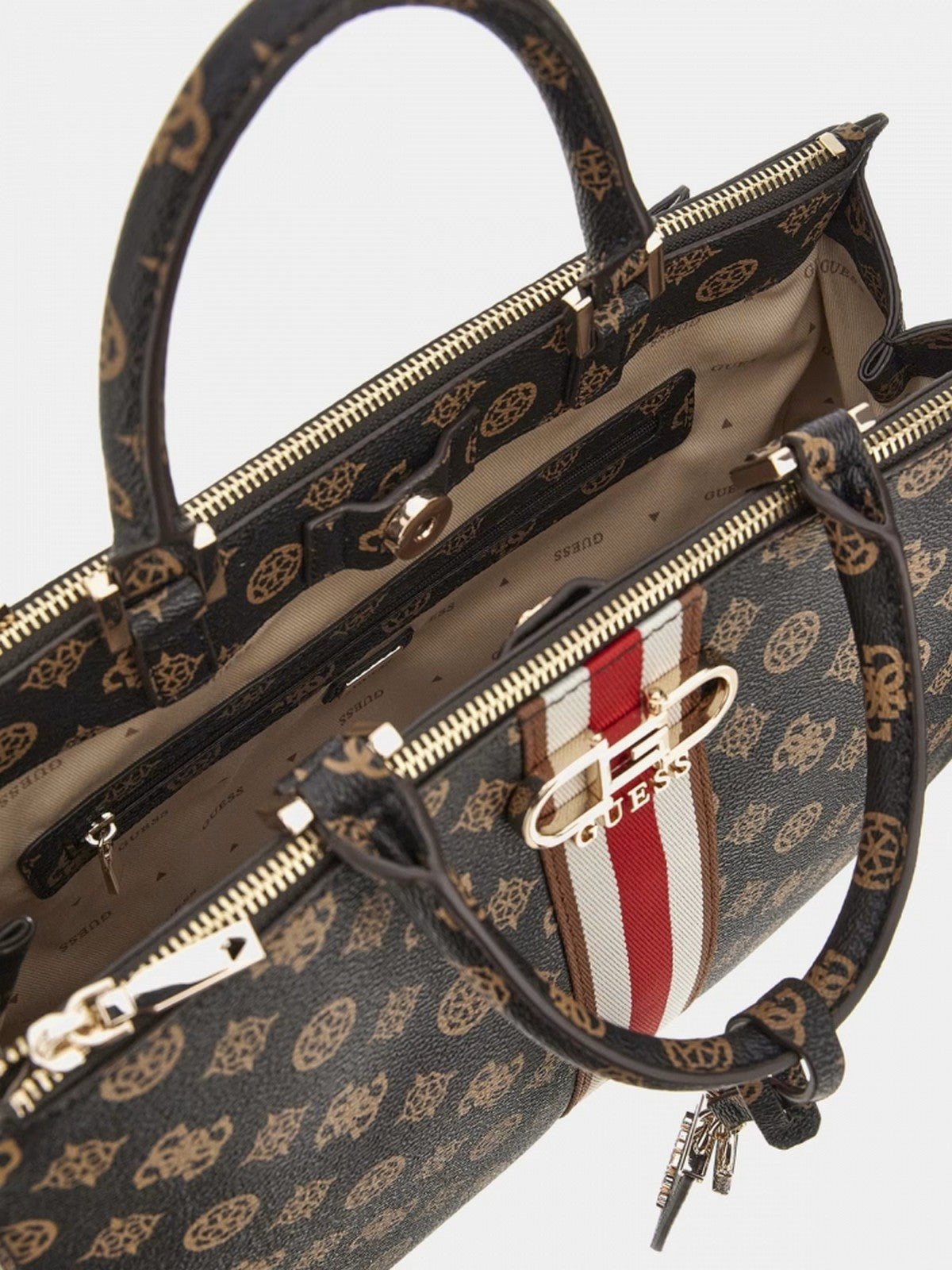 GUESS Borsa Donna Deesa Logo Cnvrtble HWPG93 07070 MLO Marrone gioboutiqueweb