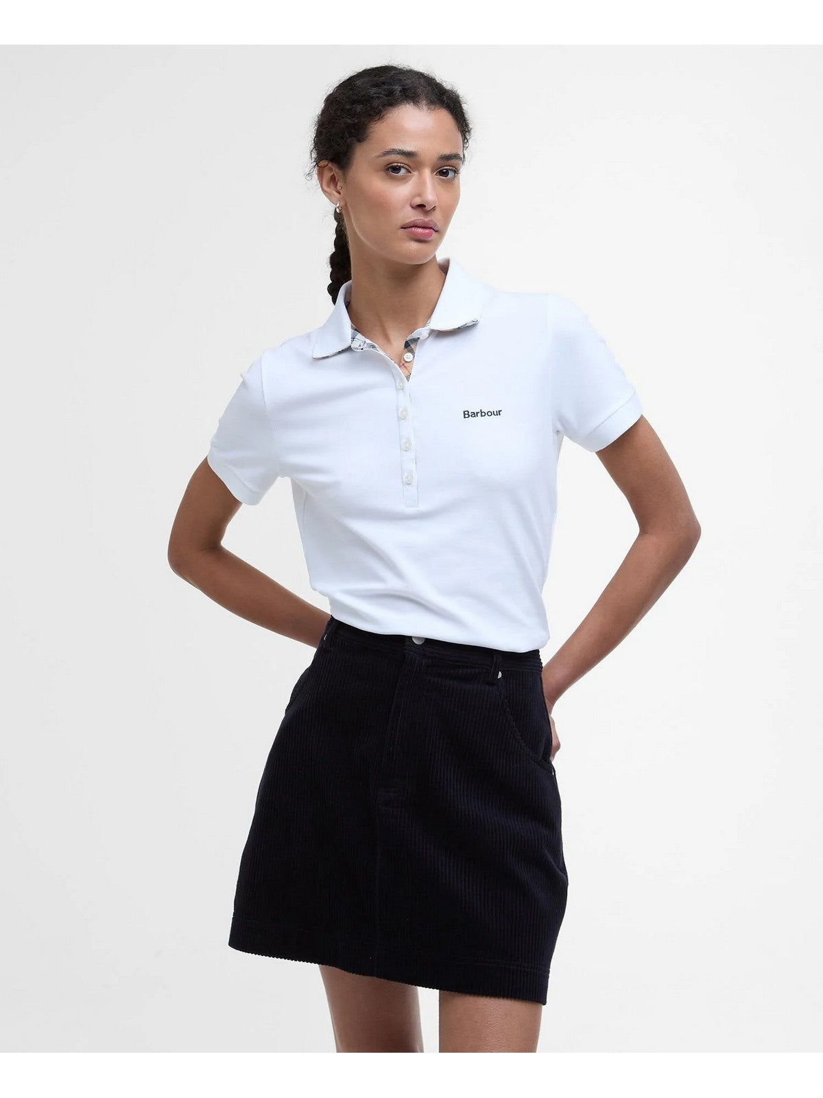 Barbour Polo Woman LML0634 WH33 White
