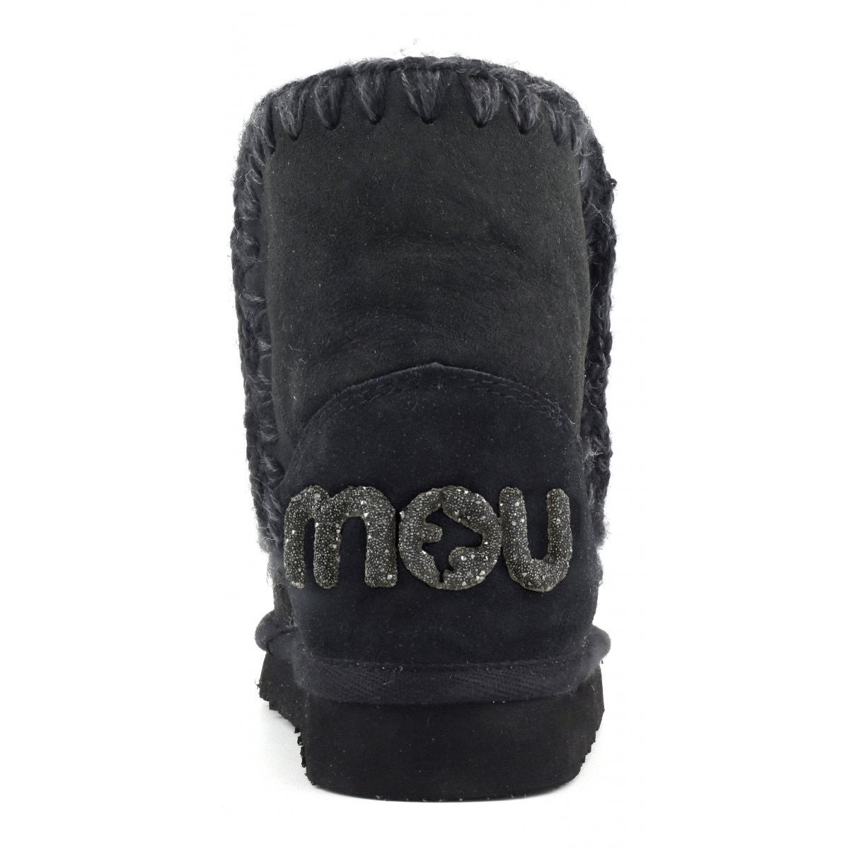MOU Stivali e Stivaletti Donna ESKIMO 18 GLITTER LOGO MU.FW101050A BKBK BLACK