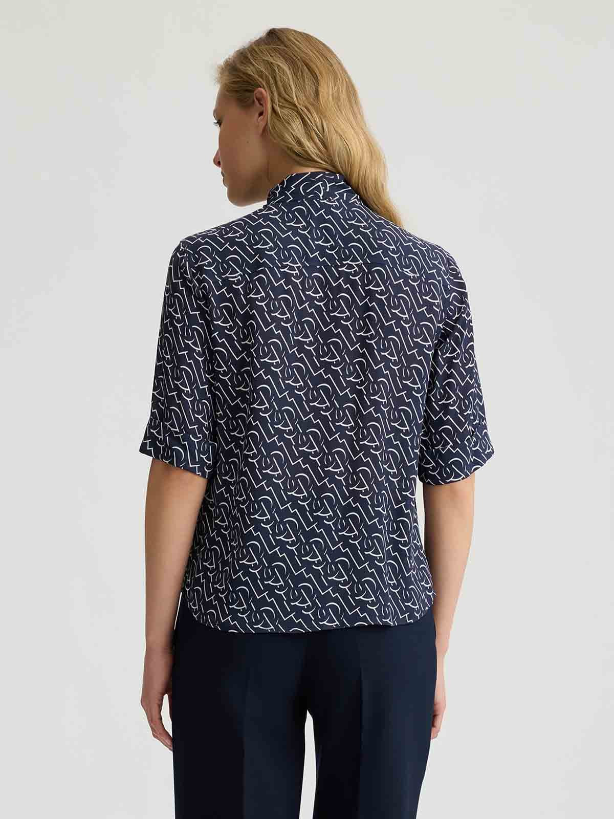 LIU JO BLACK Camicia Donna CA5216T5853 B1313 BLUE/WHITE