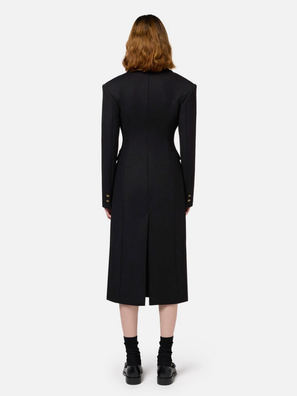 ELISABETTA FRANCHI Cappotto Donna CP00146E2 110 Nero gioboutiqueweb