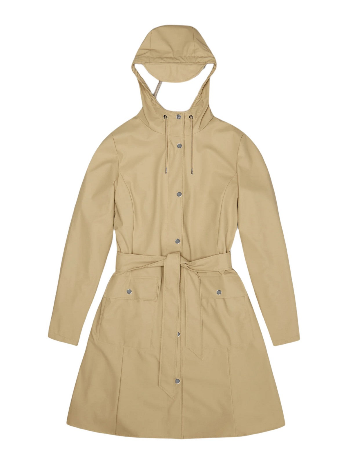 RAINS Giubbino Donna Curve W Jacket W3 18130 24 Sand Beige gioboutiqueweb