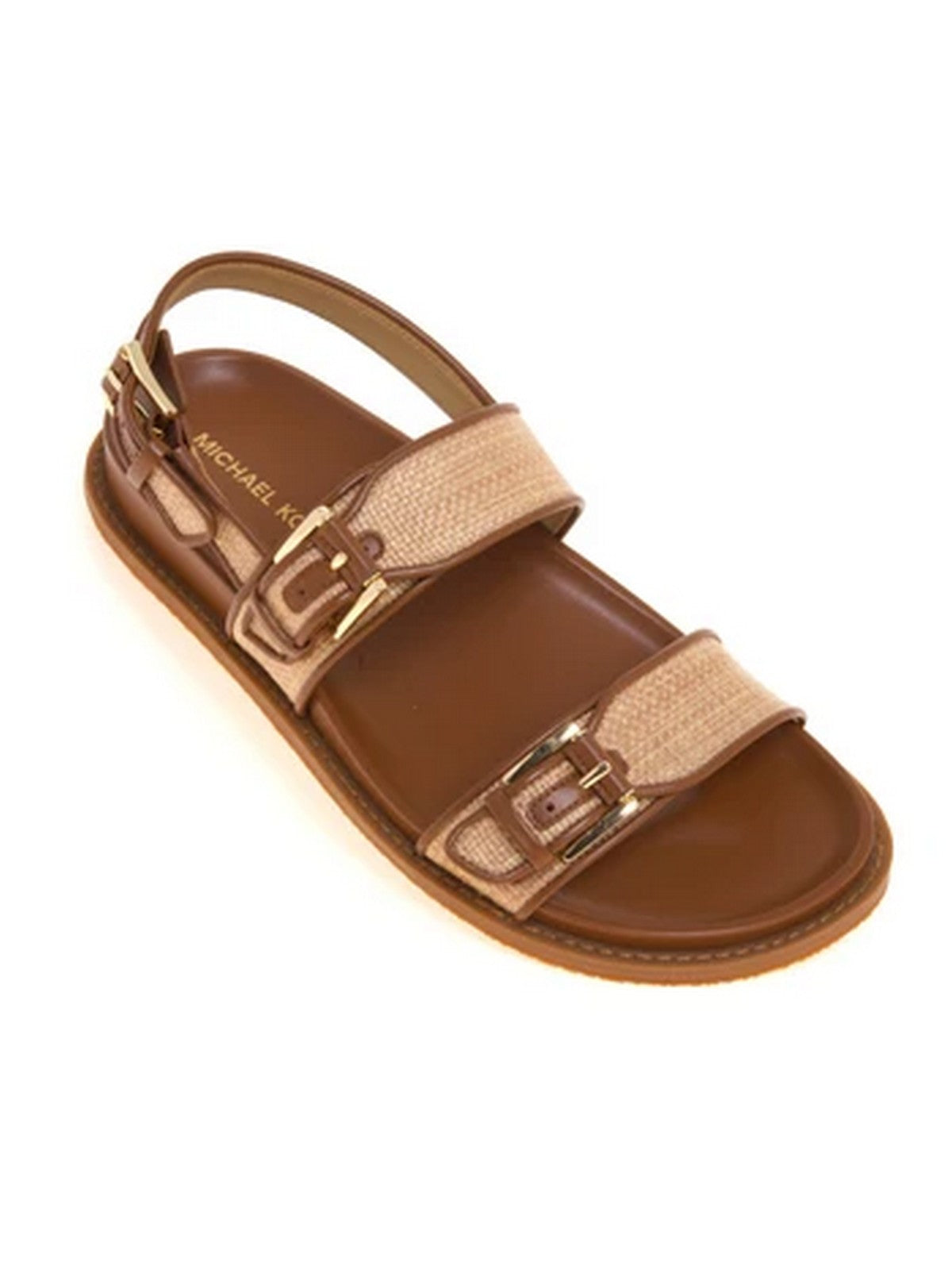 MICHAEL KORS Sandalo Donna NIA FLAT SANDAL 40S6NIFS1D 230 LUGGAGE