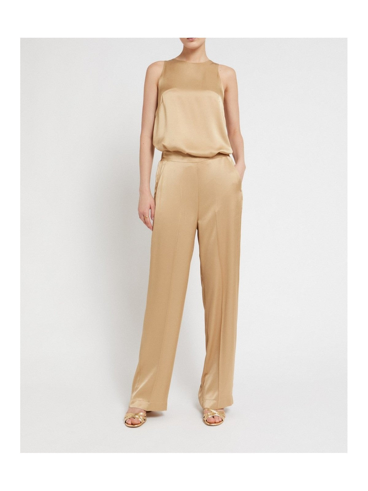 OTTOD'AME Pantalone Donna DP9840 1982 SABBIA