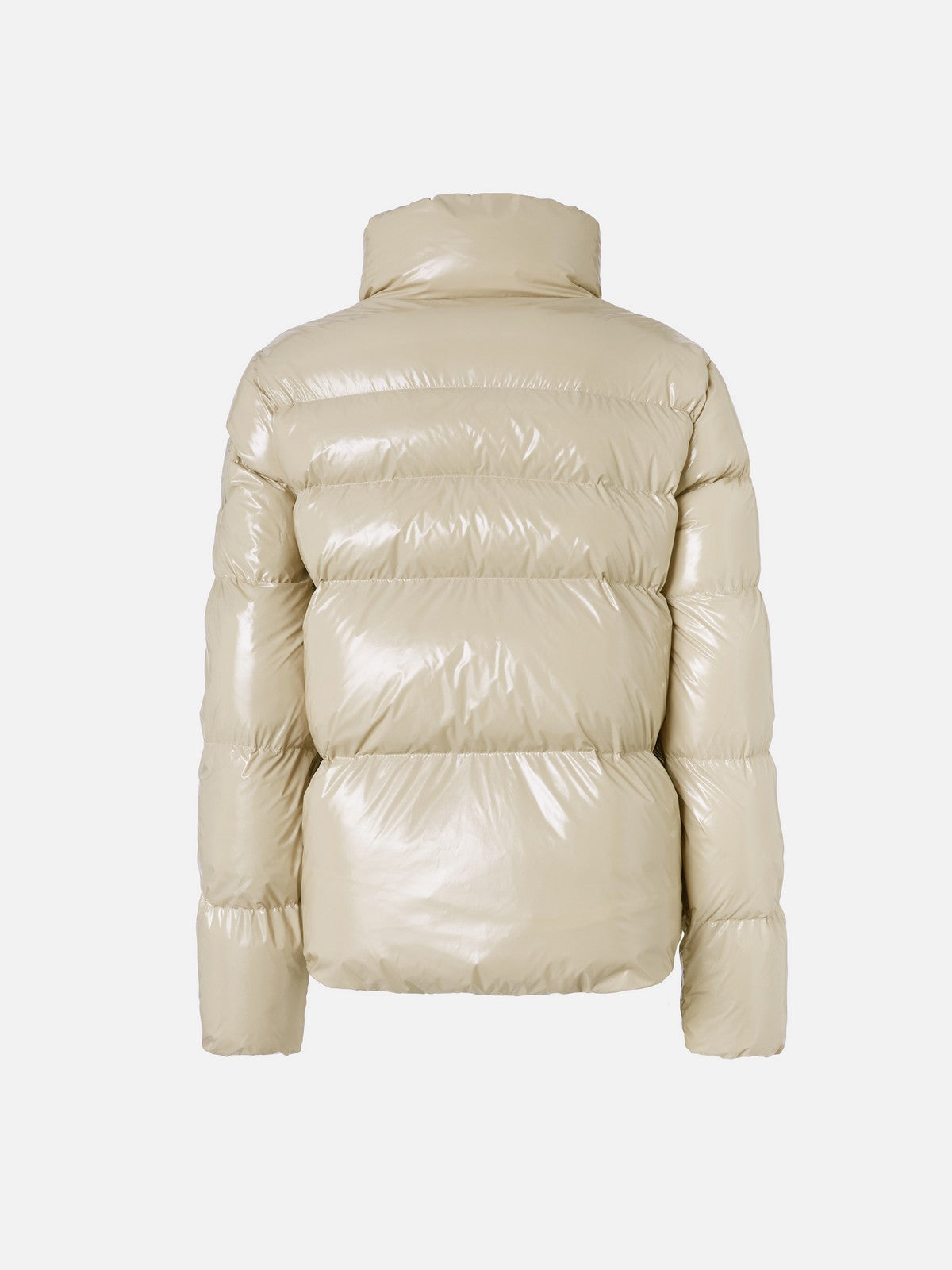 PINKO Piumino Donna Mirco Caban Crystal Nylon Con 101598-A11K D05 Beige gioboutiqueweb