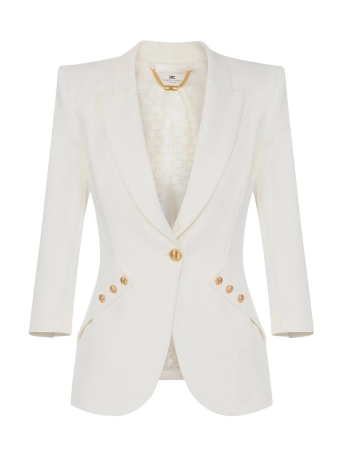 ELISABETTA FRANCHI Giacca Donna GI16452E2-360 Avorio gioboutiqueweb