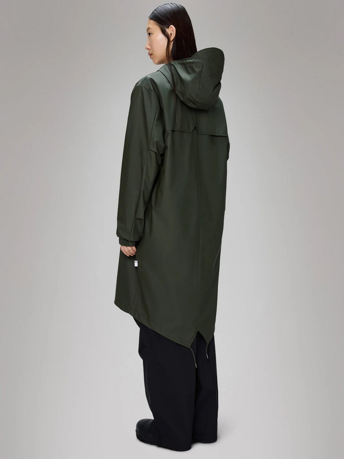 RAINS Giubbino Unisex adulto Fishtail Parka W3 18140 03 Green GREEN