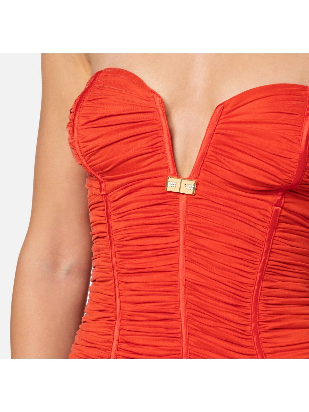 ELISABETTA FRANCHI Abito Donna AB61542E2 800 Rosso gioboutiqueweb