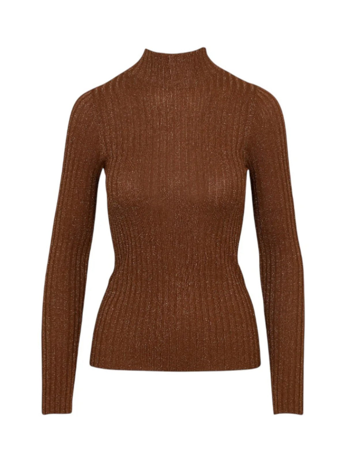 LIU JO WHITE Maglione dolcevita Donna MF5389MS46J A4305 Toasted coconut met