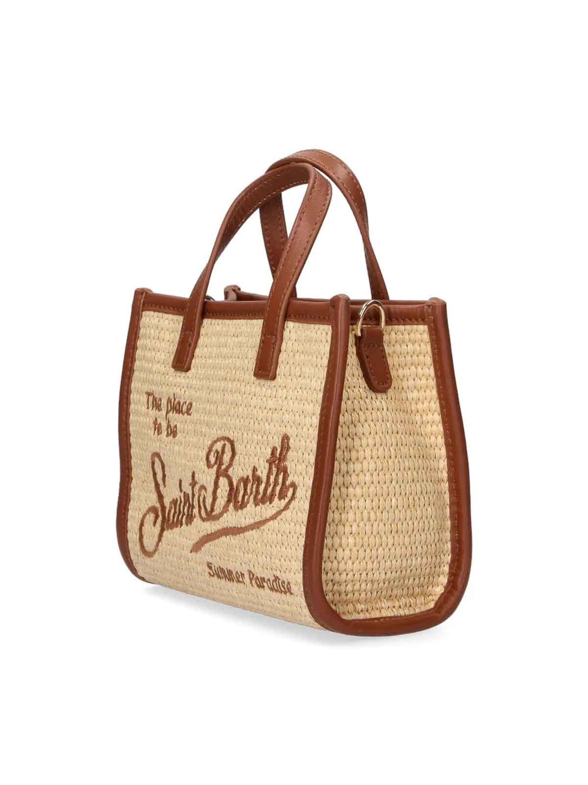 MC2 SAINT BARTH Borsa Donna VIVIAN MINI STRAW 00368L 1118 EMB
