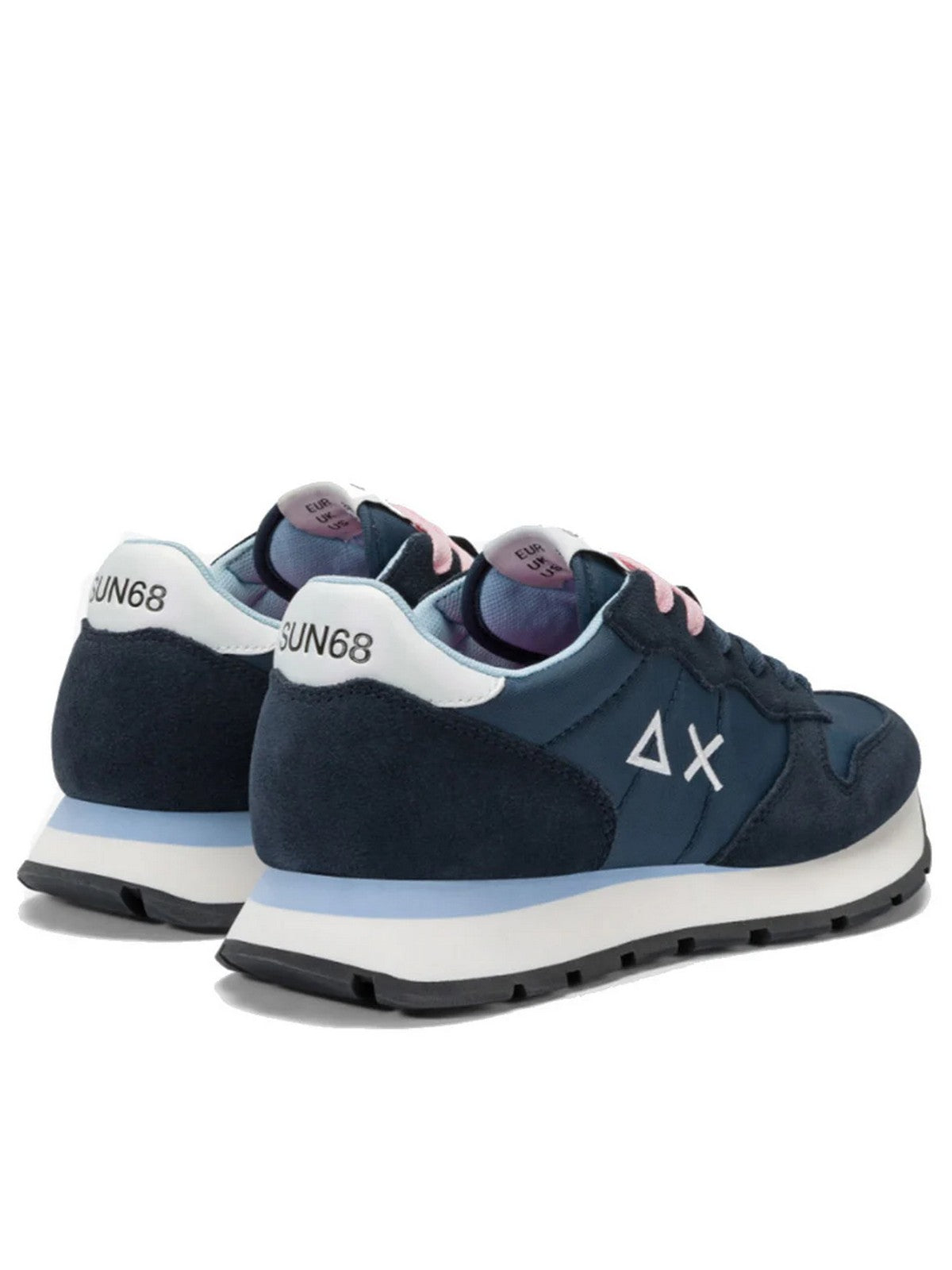 SUN68 Sneaker Donna Ally solid nylon Z35201 07 Blu gioboutiqueweb