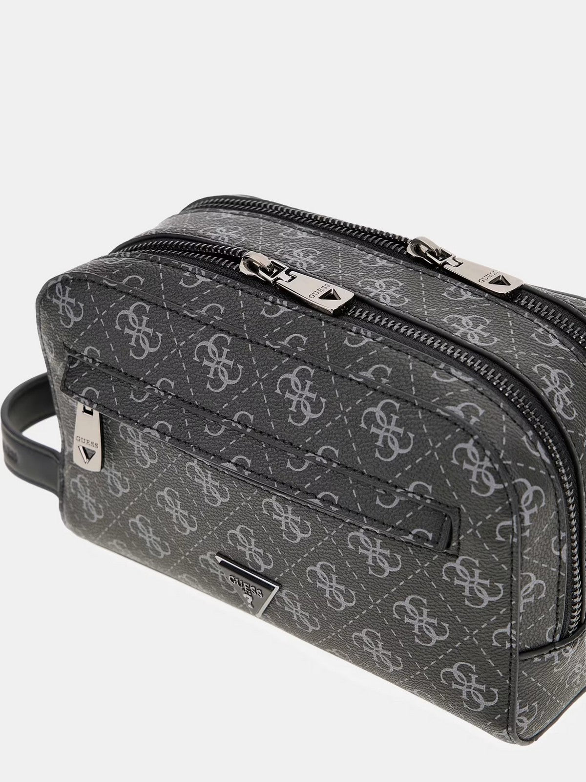 GUESS Pochette Uomo MILANO SMALL NECESSAIRE PMMILO P5461 DAB DARK BLACK