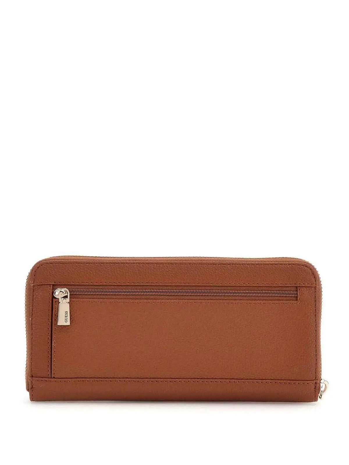 GUESS Portafoglio Donna GREGORIA SLG LARGE ZIP AROUND SWBG85 46146 COG COGNAC