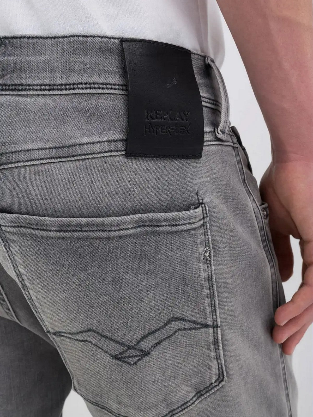 REPLAY Jeans Uomo M914E00066107B 096 MEDIUM GREY gioboutiqueweb