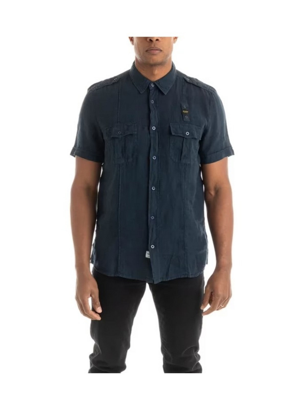 Blauer Men's Shirt 24SBlus02034 006780 888 Bleu