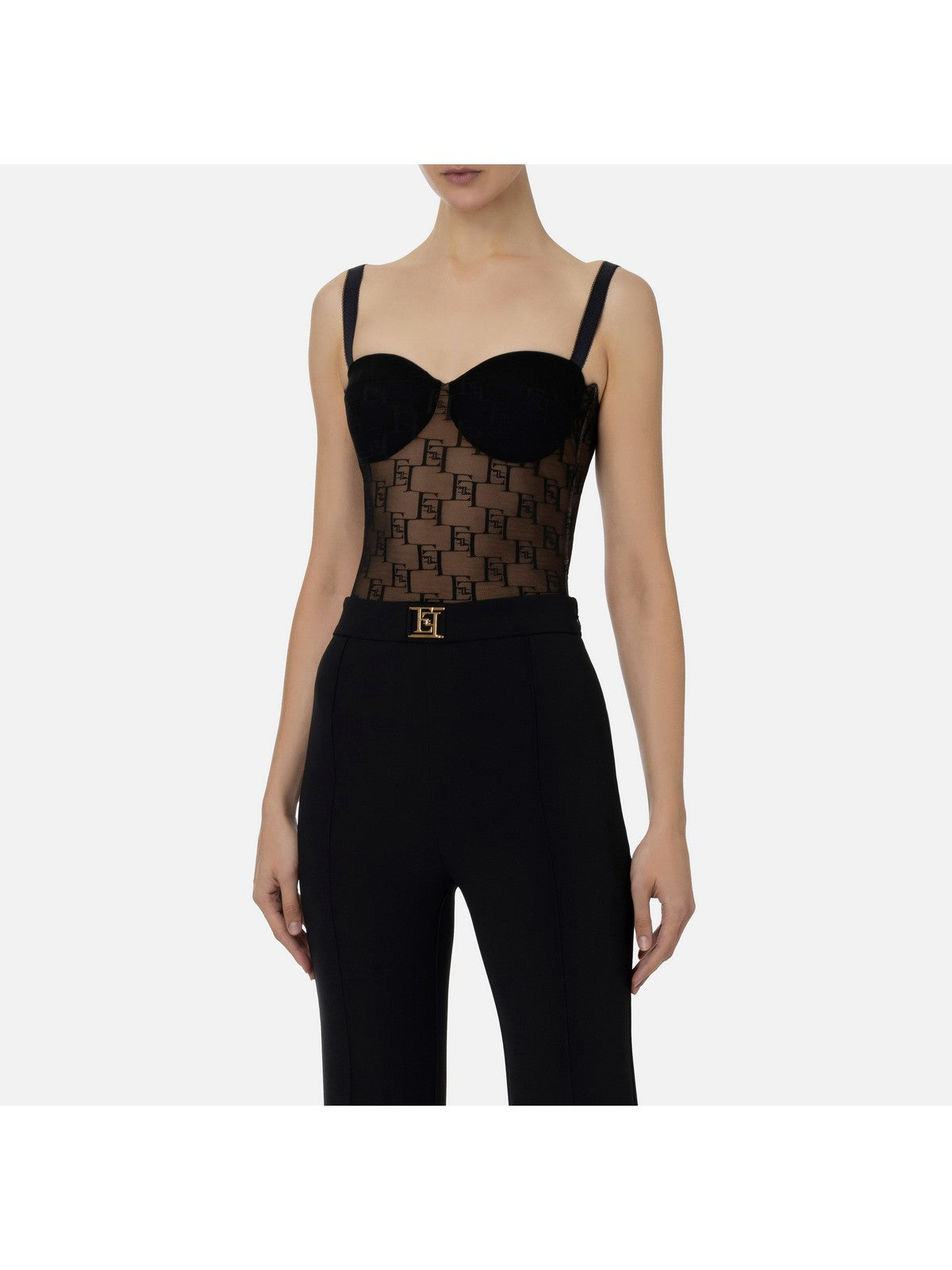 ELISABETTA FRANCHI Top Woman TO00341E2 110 Black
