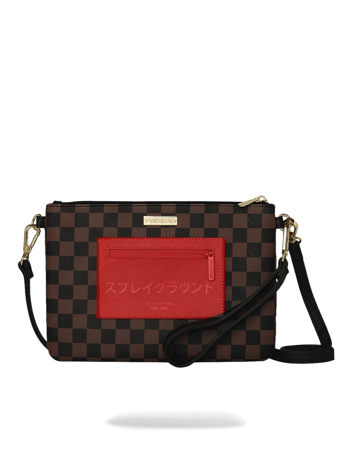 SPRAYGROUND Pochette Unisex adulto RED REDEMPTION CROSSBODY POUCHETTE 910B8900NSZ Marrone