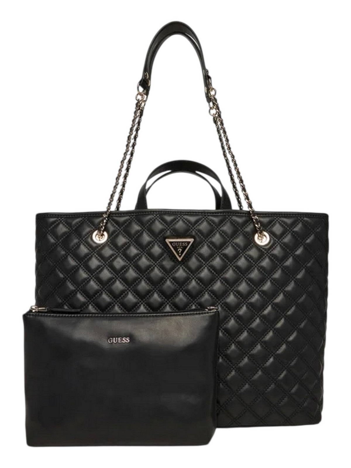 GUESS Borsa Donna GIULLY II LARGE 2 IN 1 TOTE HWQG96 73290 BLA BLACK