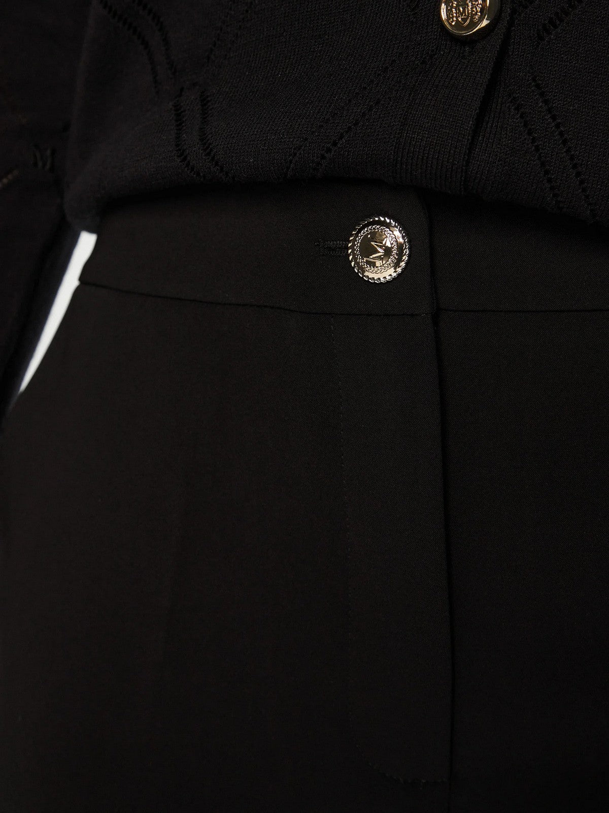 MARCIANO Pantalone Donna BECKY CHINO PANT 5RGB03 7115A JBLK Nero gioboutiqueweb