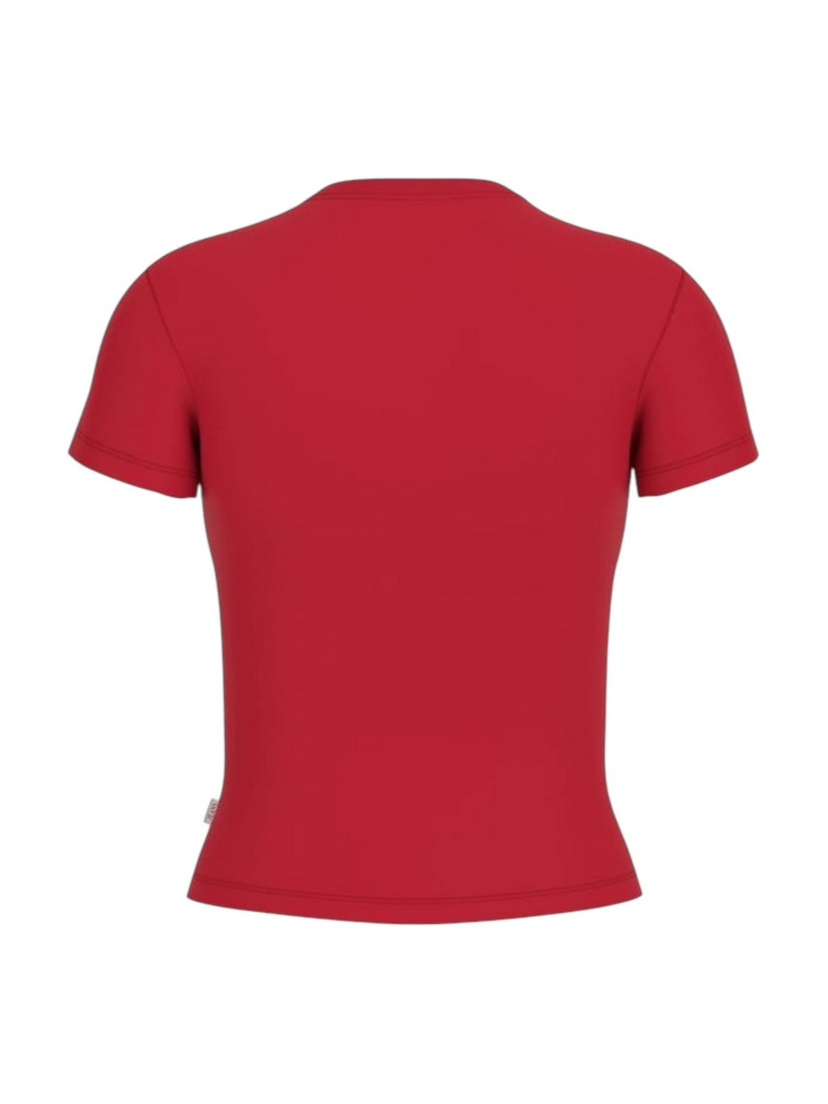 GUESS T-shirt Donna GJ SS CN SLIM AMERICAN TR TEE W4YI03 J1314 G585 Rosso gioboutiqueweb