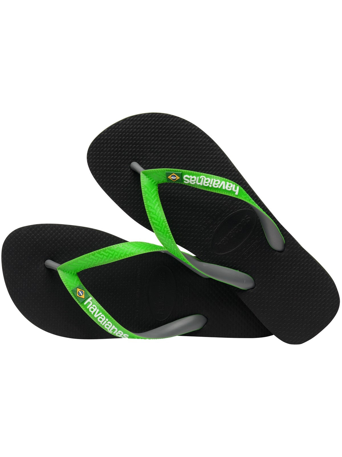 HAVAIANAS Infradito Unisex adulto Hav. Brasil mix 4123206.8075 Nero gioboutiqueweb