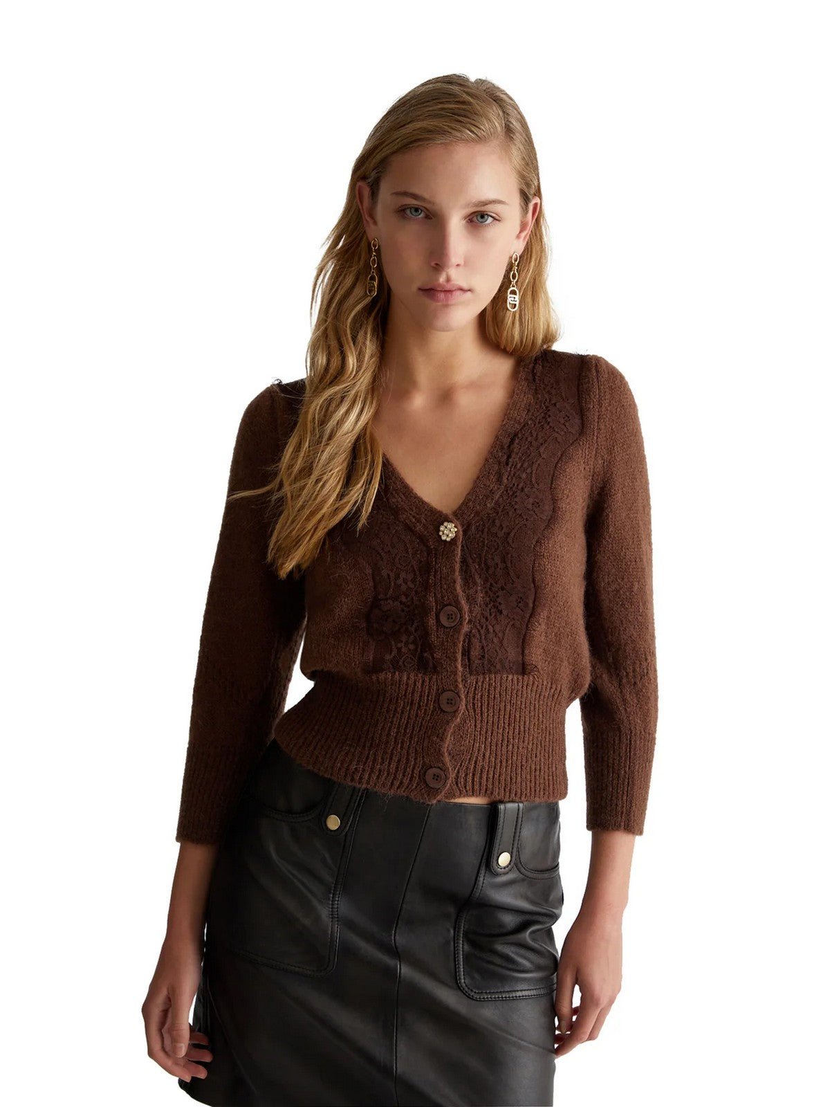 LIU JO WHITE Maglieria Donna WF4331MAG71 91218 Marrone