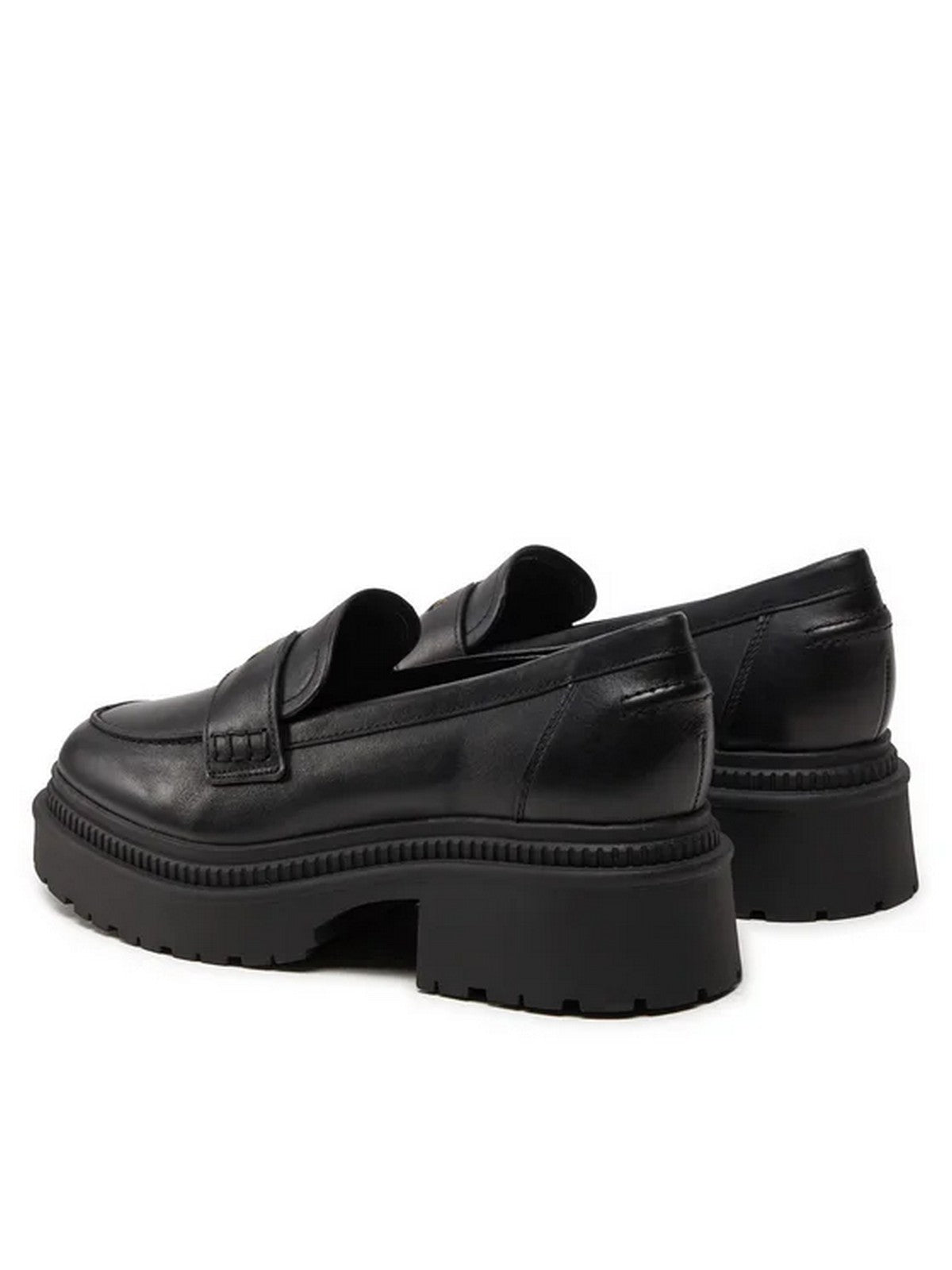 GUESS Mocassino Donna Finda FLTFIN LEA14 BLACK Nero gioboutiqueweb