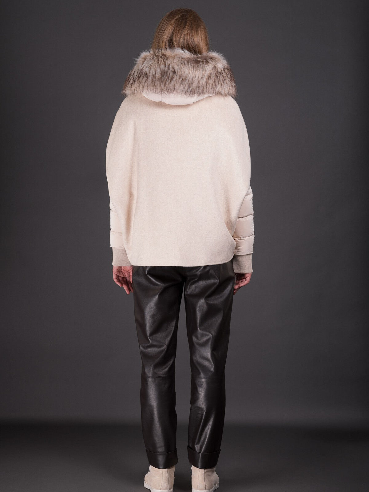 MOORER Piumino Donna PEGASO-CWR MODGI300009 TEPA348 U0118 MARMO