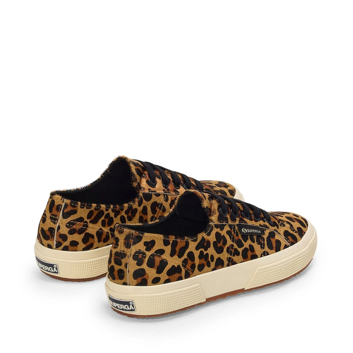 SUPERGA Sneaker Donna 2750 CALFHAIR S5141KW AOK Leopard Print-OffWhi