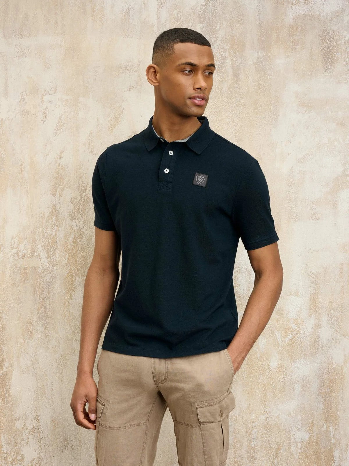 BLAUER Polo Uomo ALBAN 25SBLUT02309 007125 888 Blu gioboutiqueweb