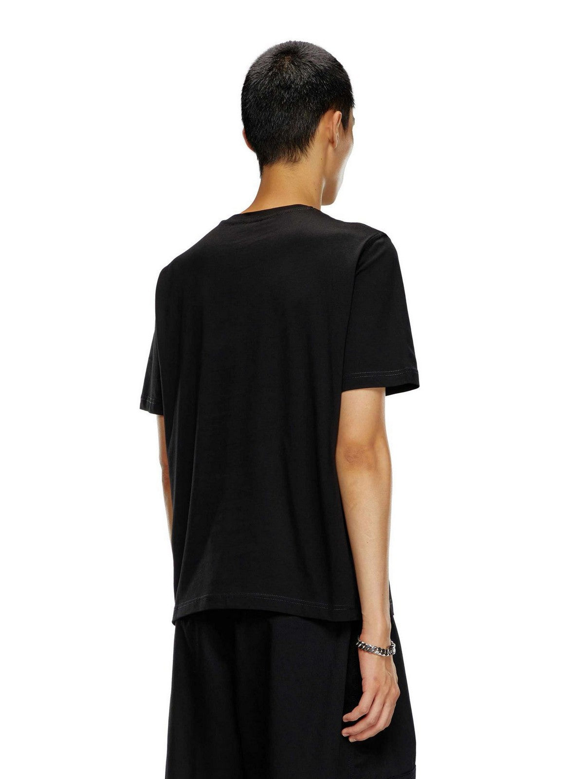 Diesel t-shirt children and teenagers j02475 00yi9 k900 black