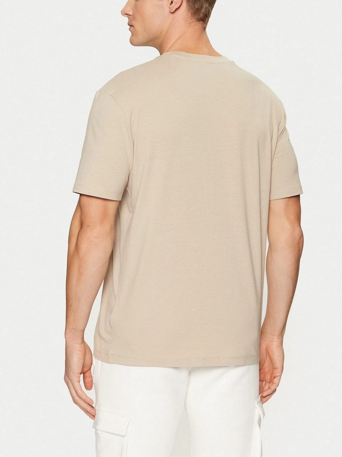 GUESS SPORT T-shirt Uomo HEDLEY SS T-SHIRT Z2YI12 JR06K G1CA Beige gioboutiqueweb