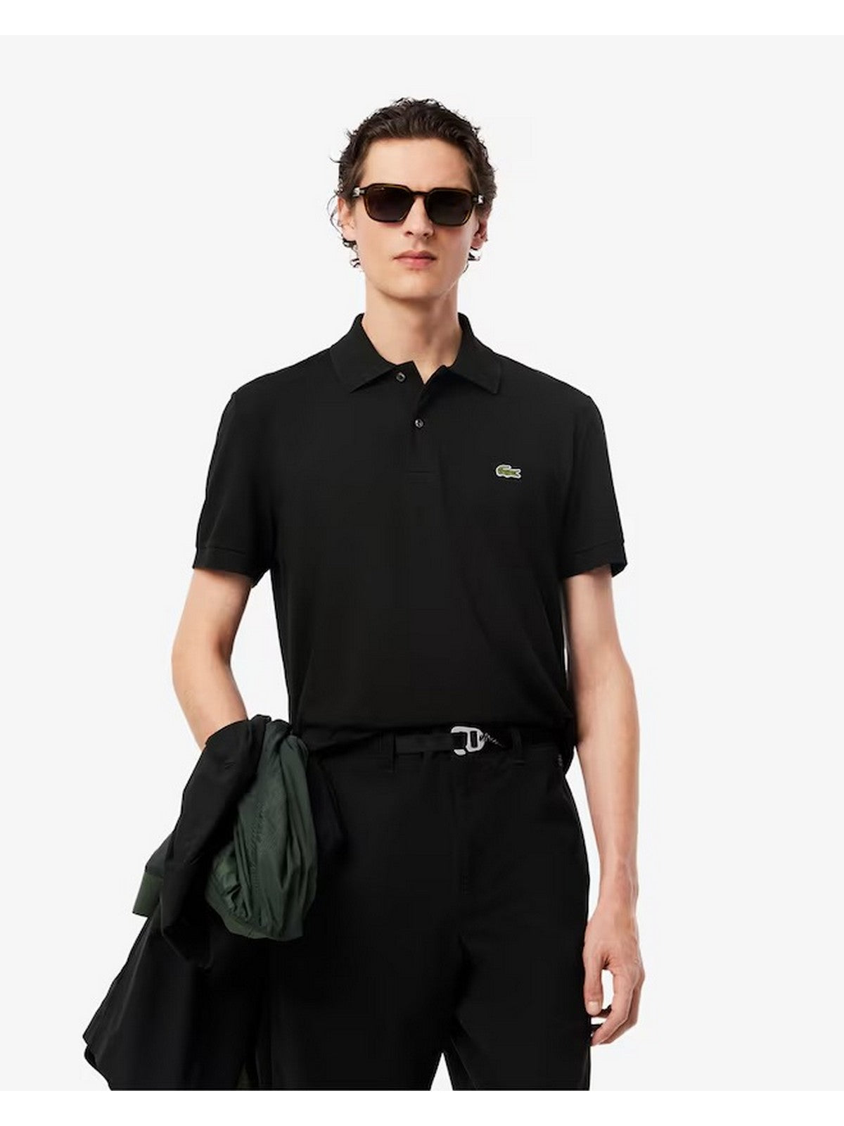 Męska koszulka polo LACOSTE PH9851 031 czarna