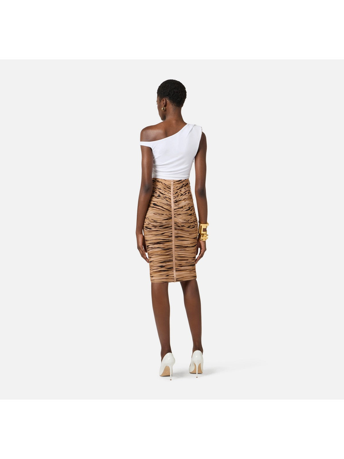 ELISABETTA FRANCHI Body Donna BO01361E2 360 Avorio