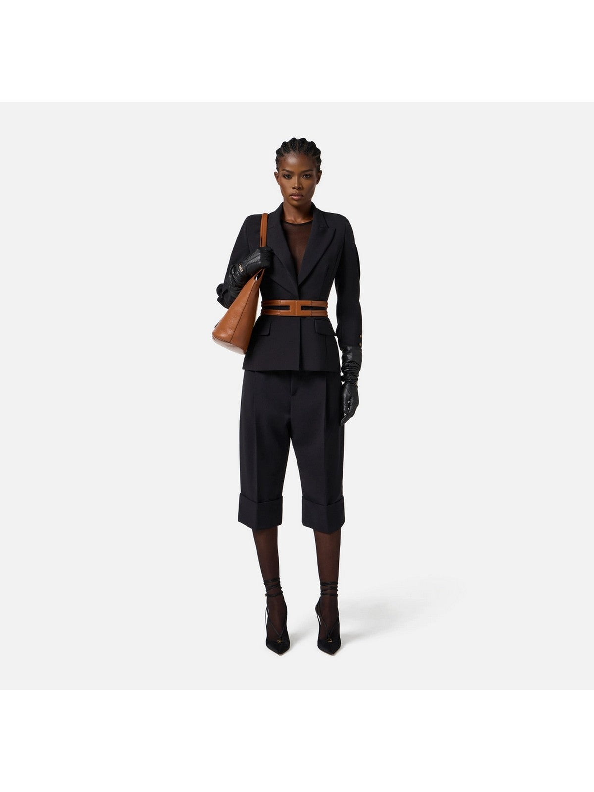 ELISABETTA FRANCHI Giacca Donna GI17156E2 110 Nero gioboutiqueweb