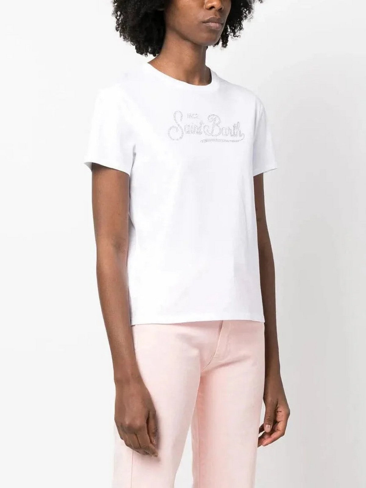 MC2 SAINT BARTH T-shirt Donna EMILIE 06278H Bianco gioboutiqueweb