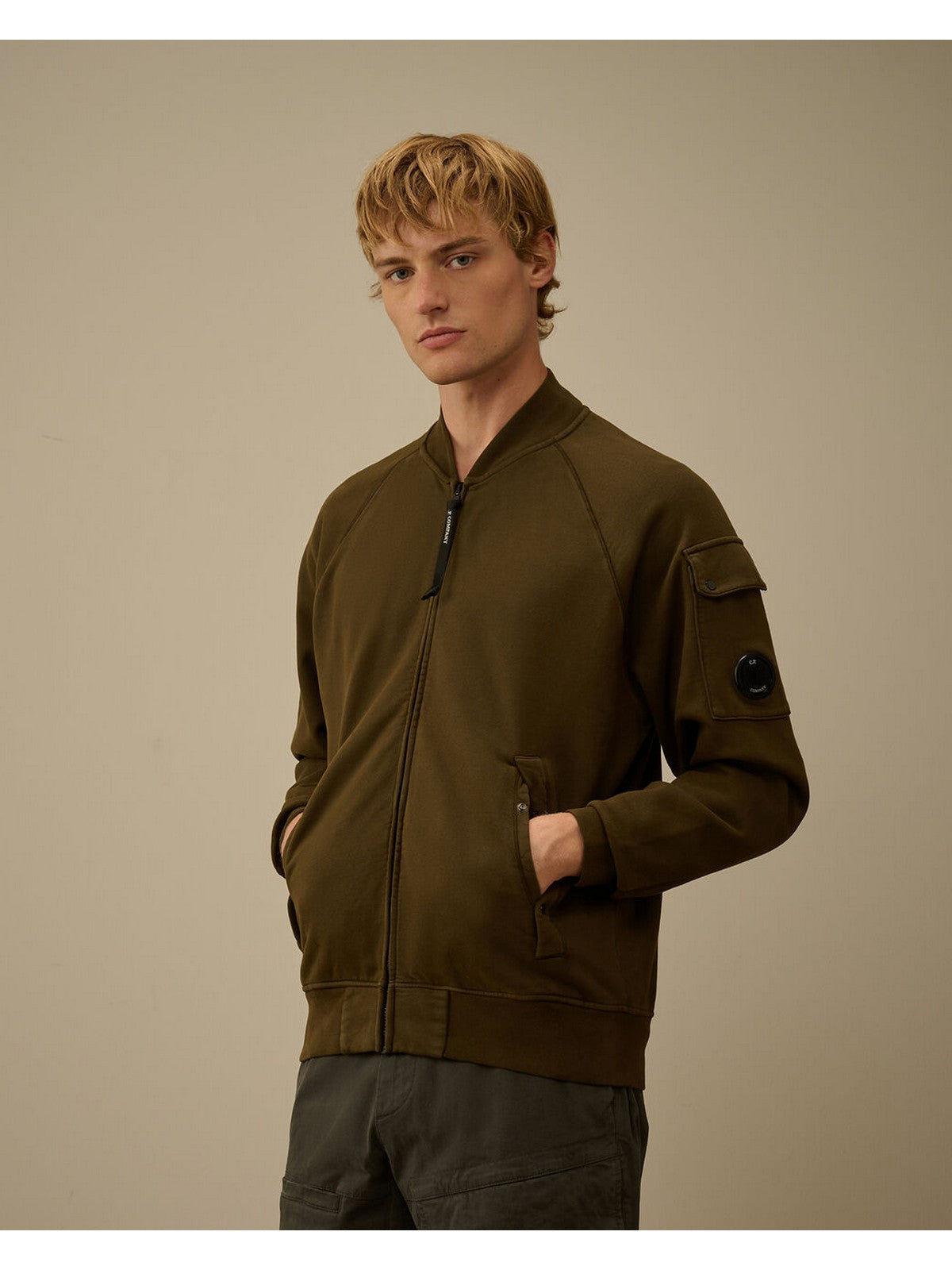 C.P. COMPANY Felpa Uomo 19CMSS205A006372G 683 683 - IVY GREEN
