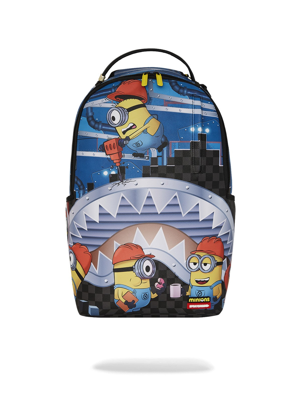 SPRAYGROUND Zaino Uomo MINION AND SPRAYGROUND SIGN BACKPACK 910B7791NSZ BLU gioboutiqueweb