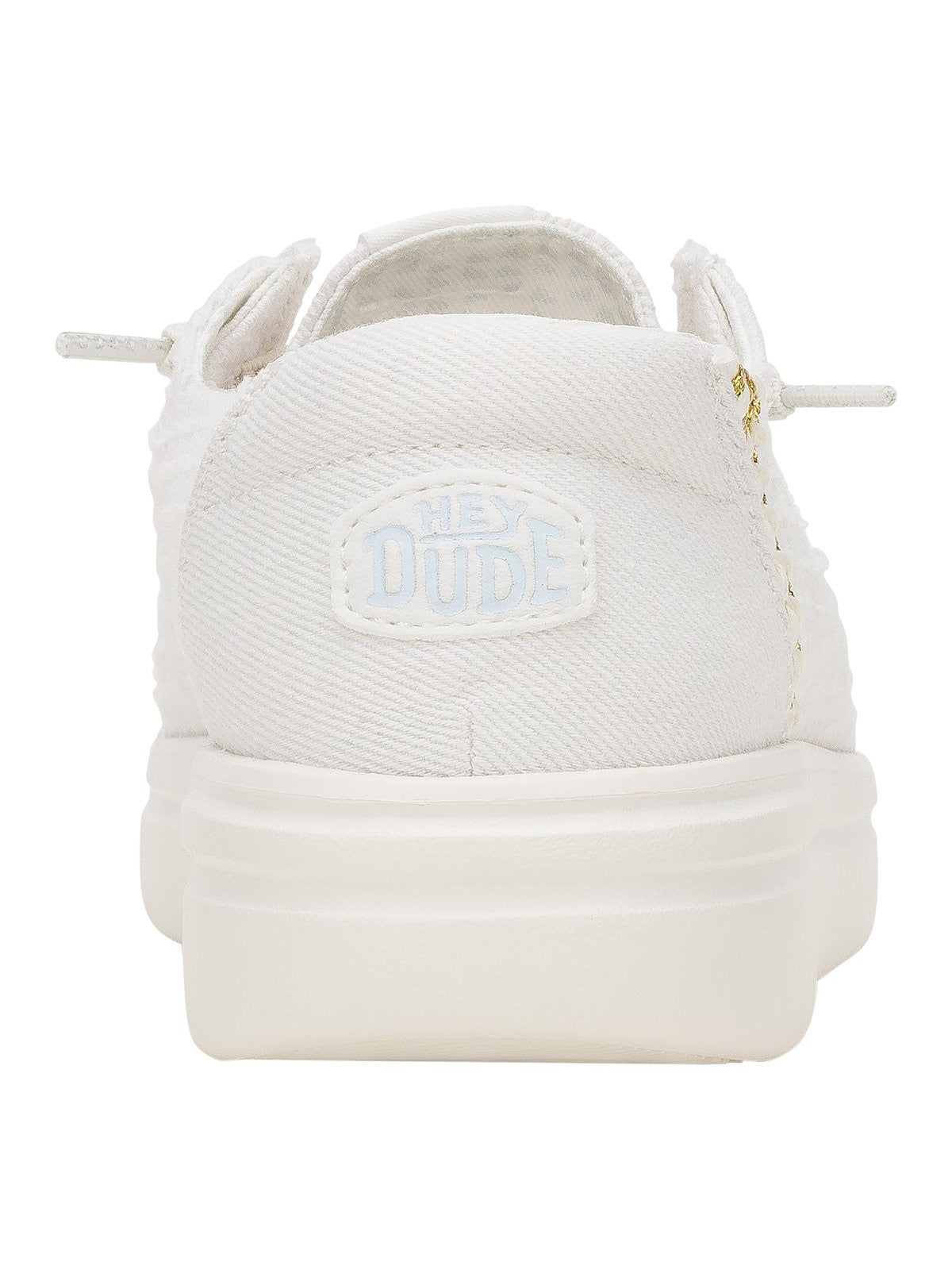 HEY DUDE Mocassino Donna HD.43682 100 WHITE gioboutiqueweb